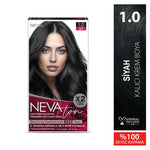 Load image into Gallery viewer, NEVATON Permanent Hair Color 1.0 Black | 100% Gray Coverage