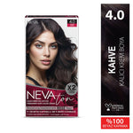 Load image into Gallery viewer, NEVATON Permanent Hair Color 4.0 Brown | 100% Gray Coverage
