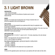 Neva Professional Eyebrow Tint 3.1 – Light Brown | Natural-Looking, Long-Lasting Brow Color