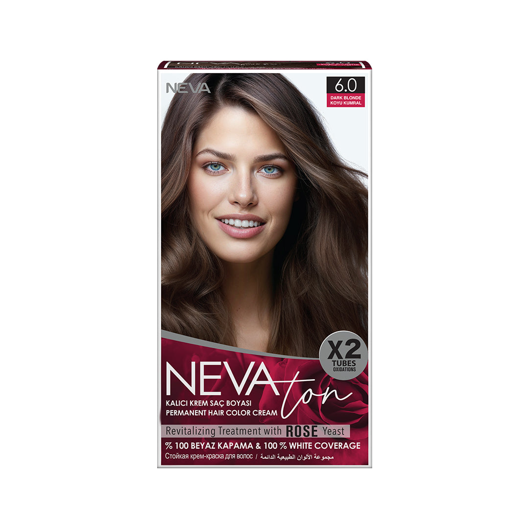 NEVATON Permanent Hair Color 6.0 Dark Blonde | Gray Coverage