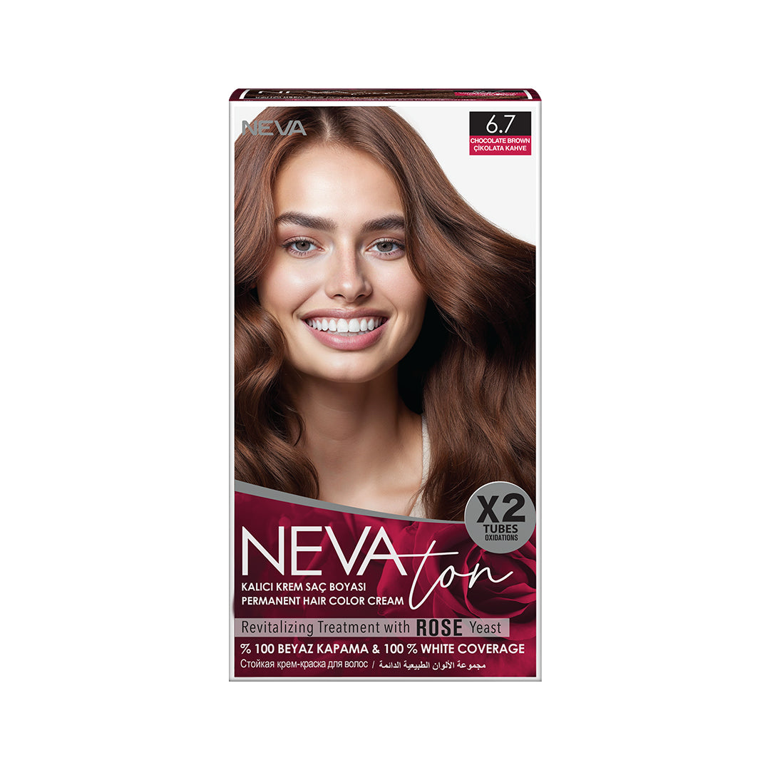 NEVATON Permanent Color 6.7 Chocolate Brown | Gray Coverage