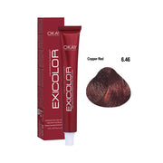 Exicolor Permanent Hair Color Cream Copper Red – 6.46