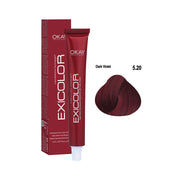 Exicolor Permanent Hair Color Cream Dark Violet – 5.20 