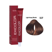 Exicolor Permanent Hair Color Cream Light Honey Blonde – 8.37