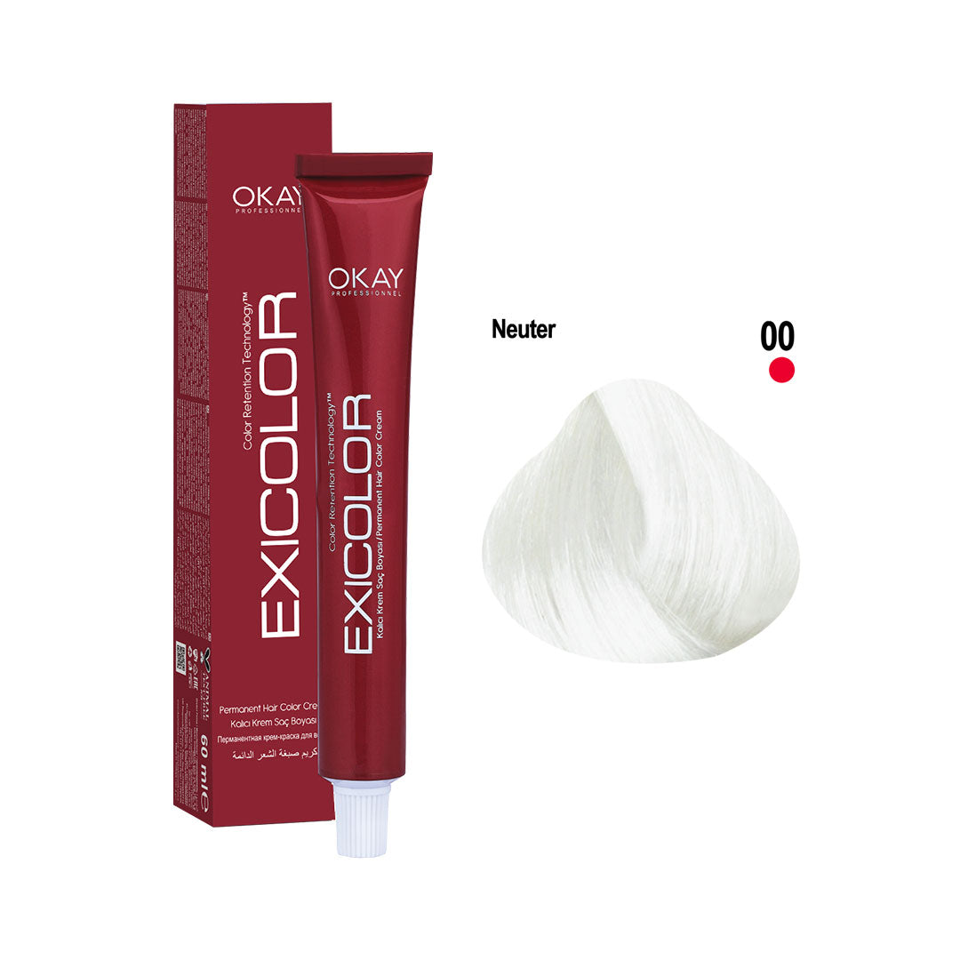 Exicolor Permanent Hair Color Cream Neuter – 00