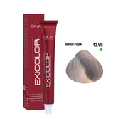 Exicolor Permanent Hair Color Cream Salmon Purple – 12.V0
