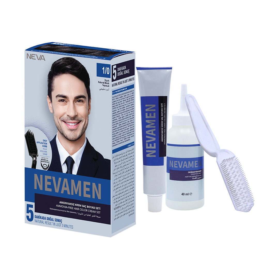 Neva Men Hair Color Natural – Black – 1/0(2)