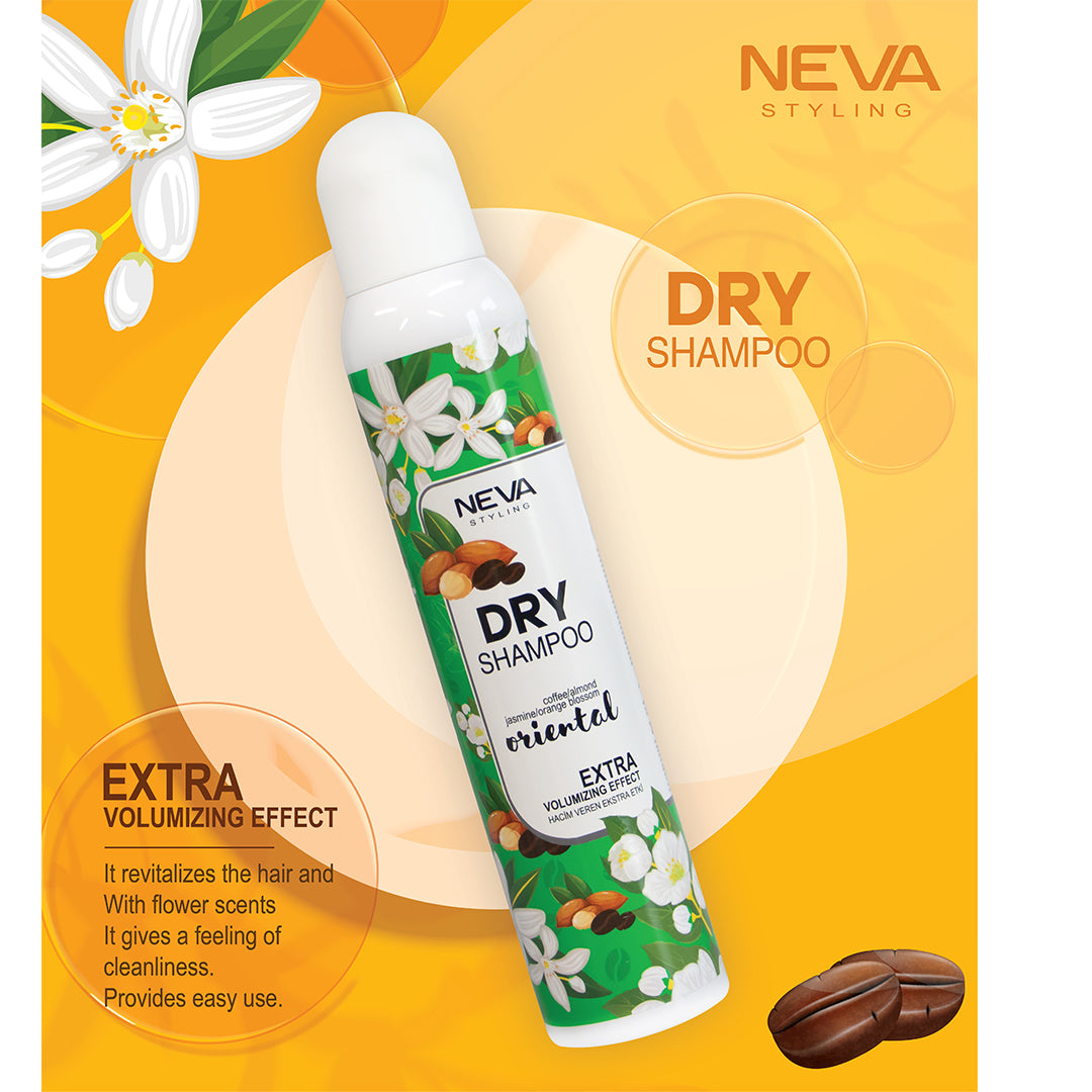 Neva Styling Dry Shampoo Extra Volumizing Effect Coffee, Almond,  Jasmine, Orange & Blossom_3