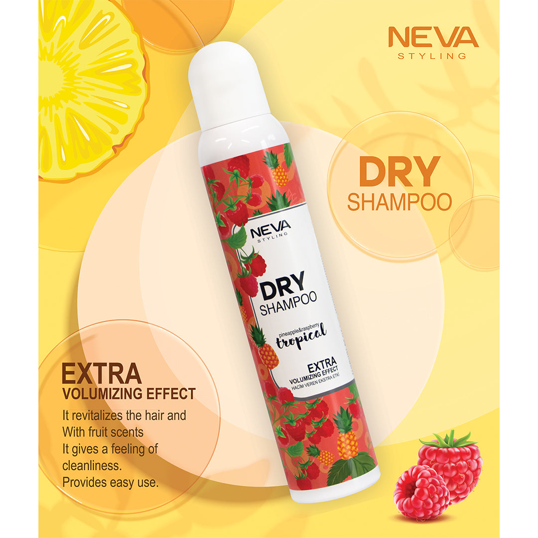 Neva Styling Dry Shampoo Extra Volumizing Effect Pineapple&Rasberry -2