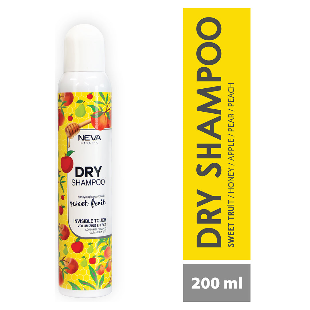 Neva Styling Dry Shampoo Invisible Touch Volumizing Effect Honey, Apple, Pear & Peach