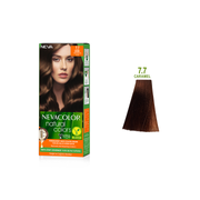 Nevacolor Natural  Hair Color Cream Set7.7 - Caramel