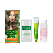 Nevacolor Natural  Hair Color Cream Set8.1 - Light Ash Blonde-2