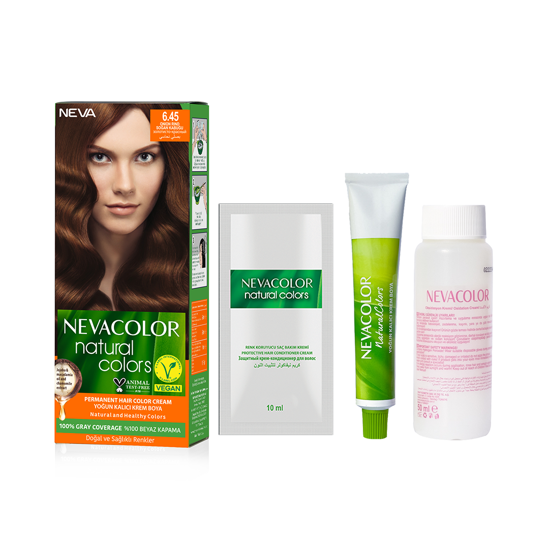 Nevacolor Natural  Hair Color Cream Set	6.45-Onion Rind-2