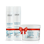 Load image into Gallery viewer, Okay Keratin Smooth Complete Care Pack