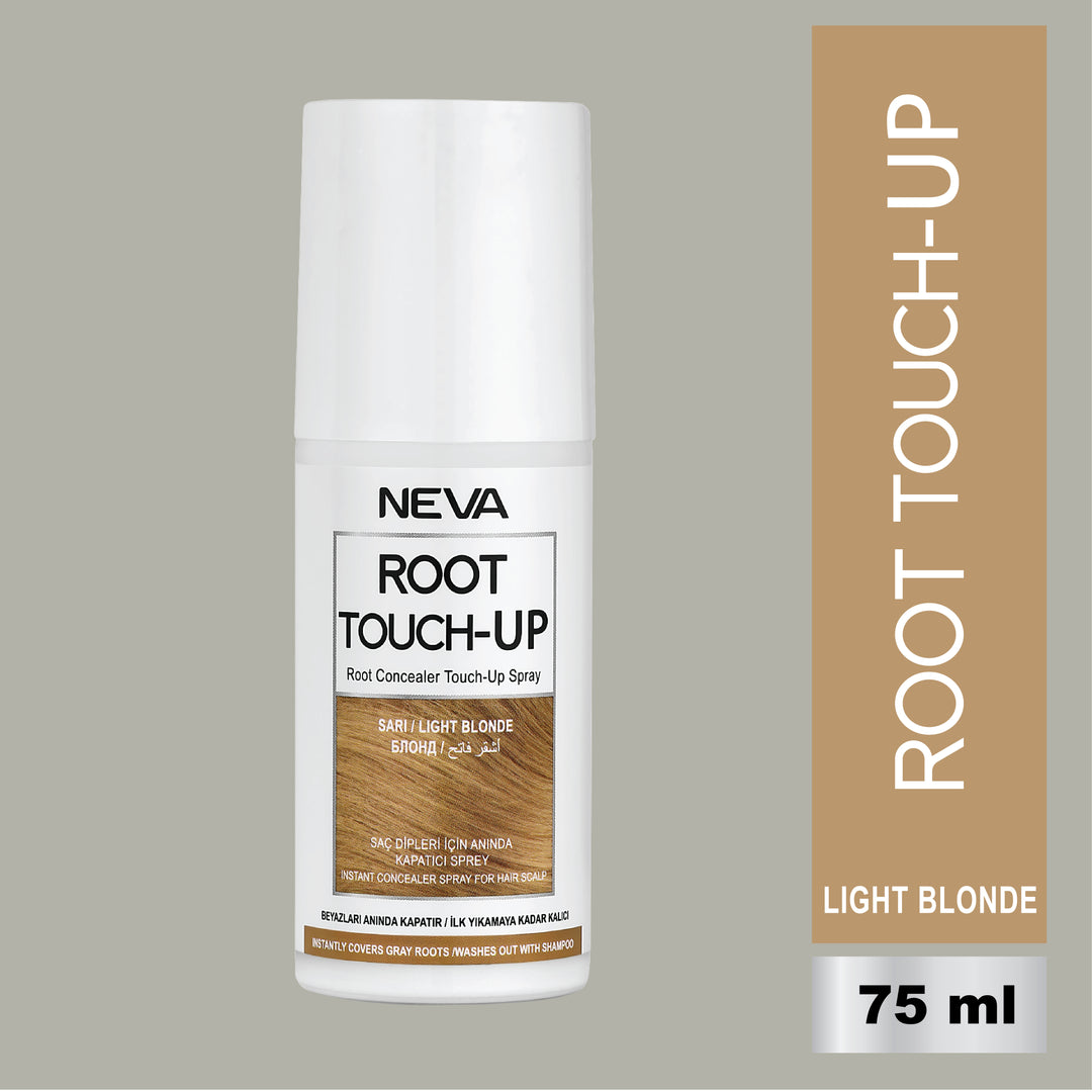 Root Touch Up Hair Color Spray – Light Blonde – 75ml | Instant Gray Coverage, Long-Lasting Finish