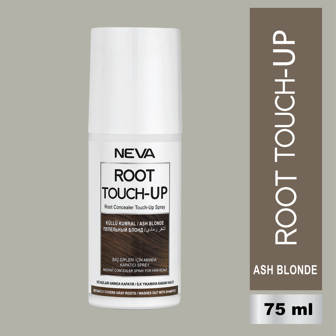 Root Touch Up Hair Color Spray – Ash Blonde – 75ml | Instant Gray Coverage, Long-Lasting Finish