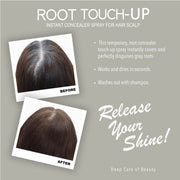 Root Touch Up Hair Color Spray – Dark Blonde – 75ml | Instant Gray Coverage, Long-Lasting Finish