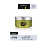 Nevaform Professional Hair Styling Gel Cream 250g – Strong Hold, High Shine & Frizz Control