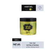 Nevaform Professional Hair Styling Gel Cream 500g – Strong Hold, High Shine & Frizz Control